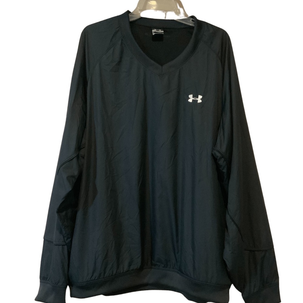Under Armour V-Neck Pullover Black XXL Windbreaker